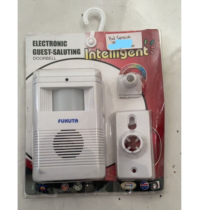 ALARM Bel Pintu Sensor Gerak Flazz / Electronic Guest Saluting Wireless BEL Otomatis NYARING