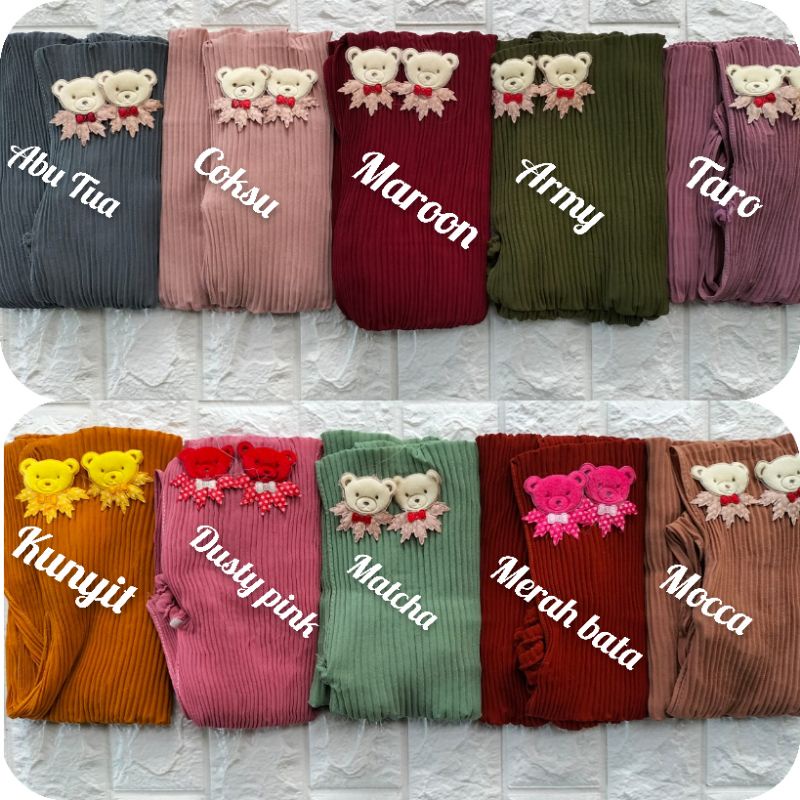 (Assyfa Hijab) SHANAZ •pasmina plisket anak•pasmina ceruty babydoll•pasmina anak