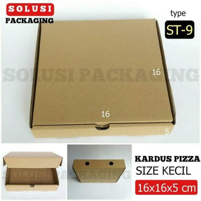 

KARDUS PIZZA 16X16X5 CM ISI 10 PCS ST9 | PIZZA BOX KOTAK BAJU DISTRO BOX KEMASAN KARDUS POLOS PACKING