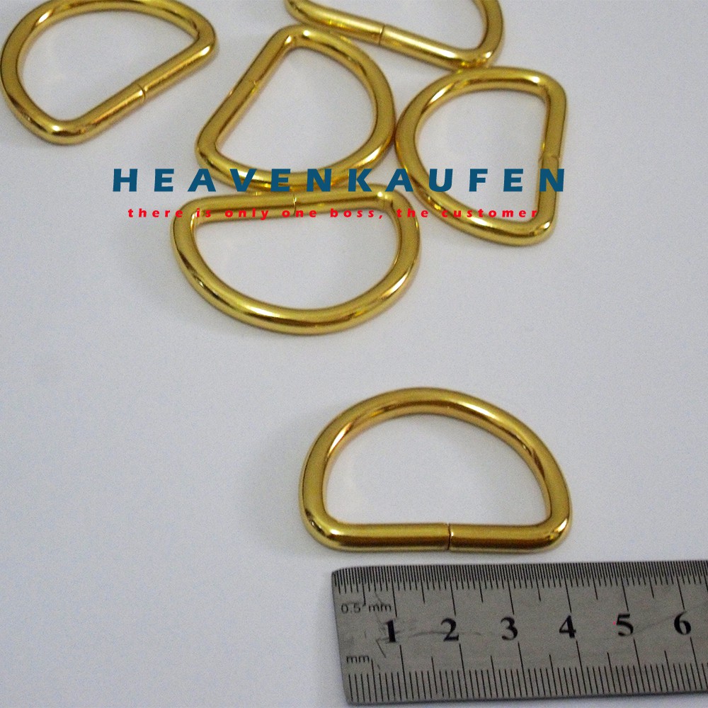 Ring D Tas 3,8 cm Warna Gold (Emas)