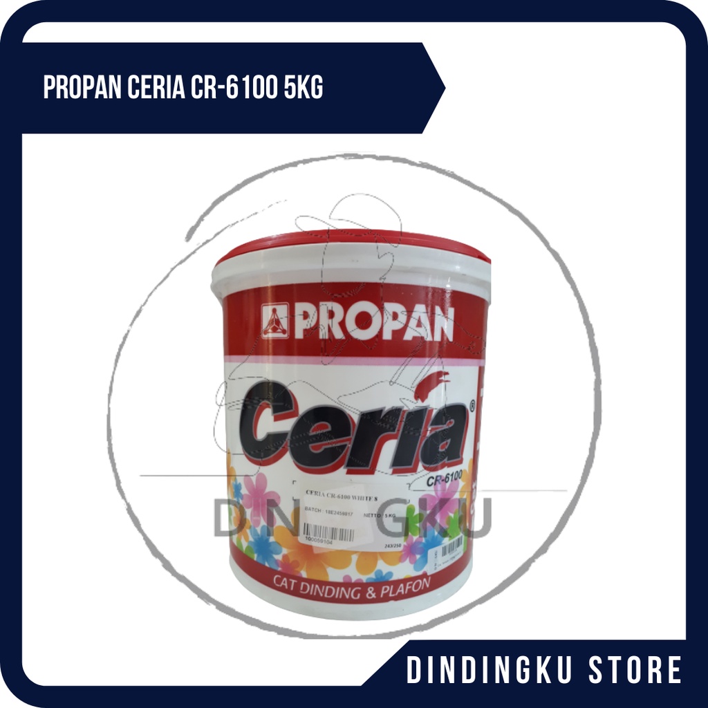 Propan Ceria CR-6100 Cat Tembok Interior 5kg