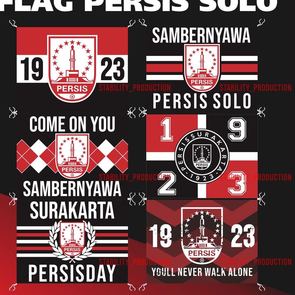 Harga Spesial.. FLAG BENDERA PERSIS SOLO STABILITY