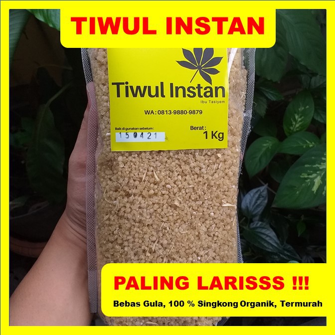 

Makanan Instan TIWUL INSTAN /OYEK 1 KG Tiwul Instan Bekasi Tiwul Instan Bekasi Bogor Tangerang