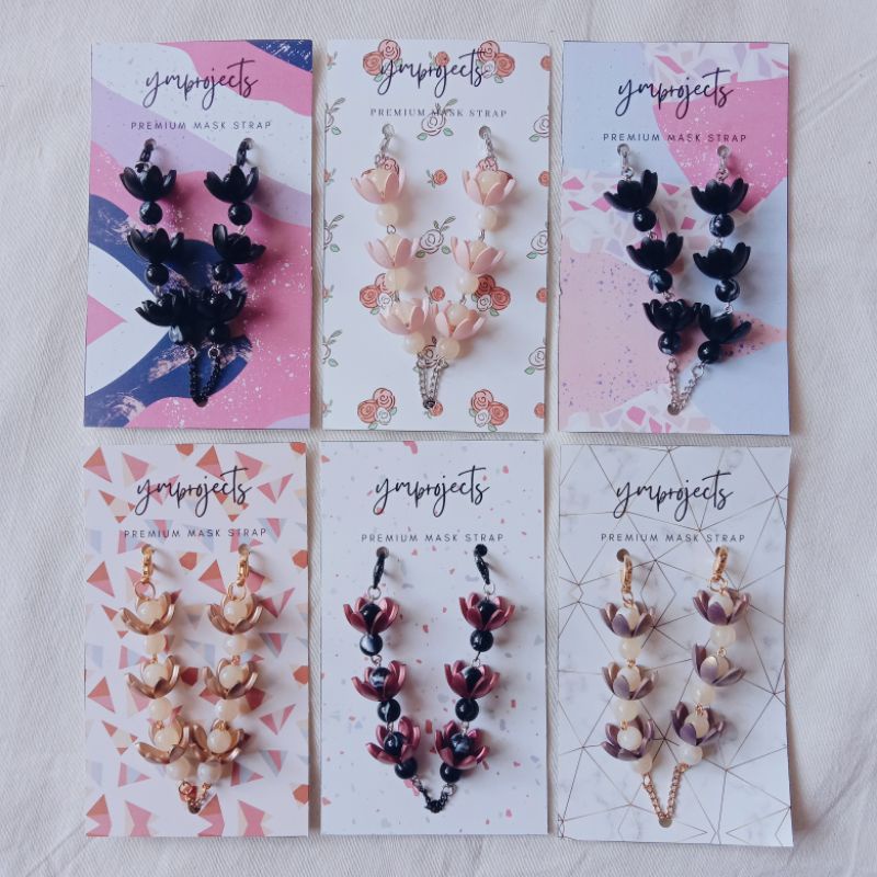 PREMIUM STRAP MASK RANTAI | KALUNG MASKER FREE KONEKTOR RANTAI HIJAB | BY YMPROJECTS (1/3)