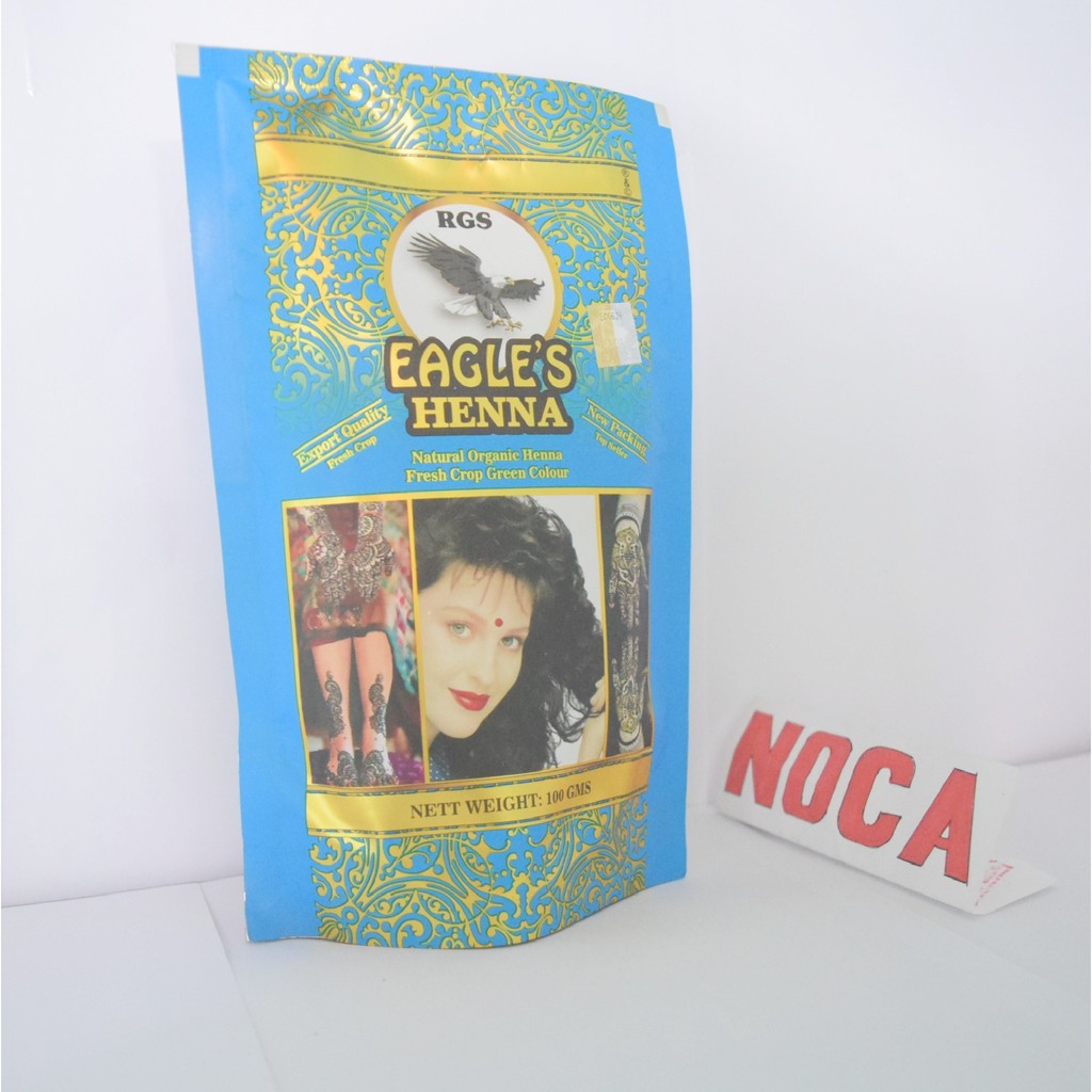 EAGLE Natural Organic EAGLES HENNA Dan Cat Pewarna Rambut 2in1