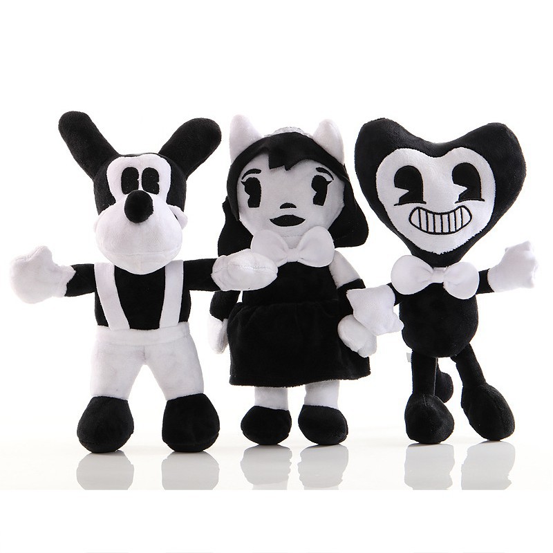Bendy and the Ink Machine Series Figure Bendy Boris Plush Toys Doll Xmas Gifts H 