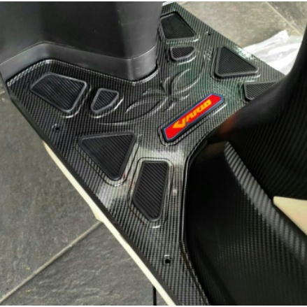 Karpet Vario 150 125 New Carbon / Bordes Pijakan Kaki Vario150 125 2018 Original Nemo - Charmoto