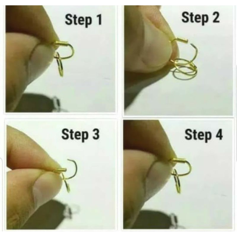 Anting kenip anak bayi newborn emas asli kadar 375 0,25 gram / 1/4 gram