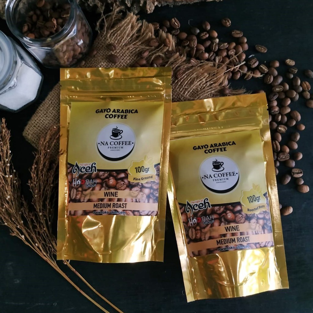 

Bubuk/Biji Kopi Wine Arabika Gayo 100 gr