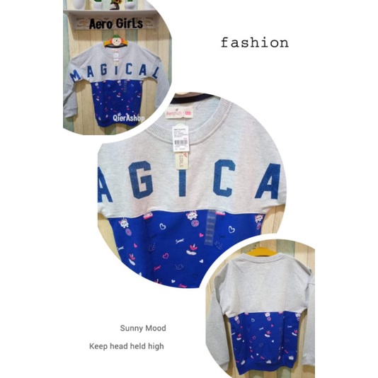 Jaket sweater Anak Aero girl/aero