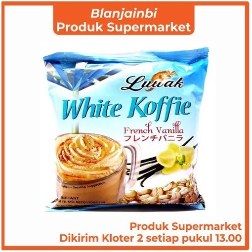 

Luwak White Coffee French Vanilla 5 x 20 gram