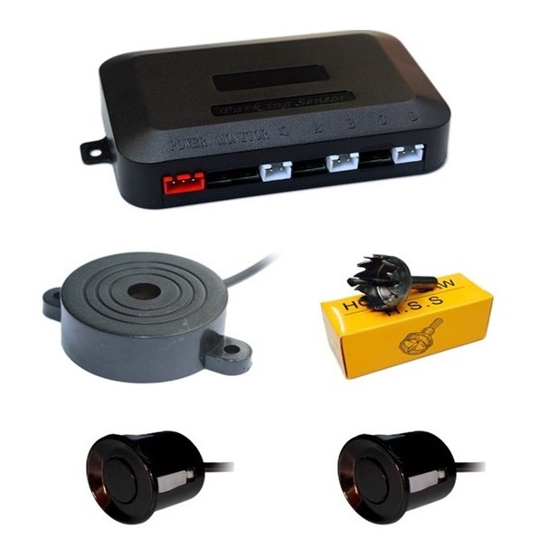 Parkir Sensor Parkir Mundur Mobil 2 / 4 Titik Mata Parking Sensors Display / non Display VINYX