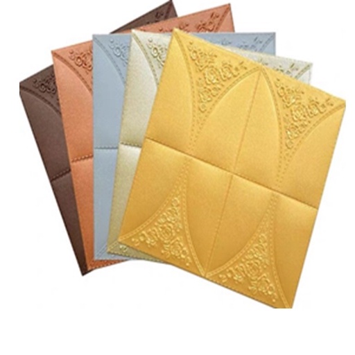 Wallpaper Dinding Foam 3D Kecil Motif BATA Gradient / walpaper dinding Foam HIGH QUALITY-6