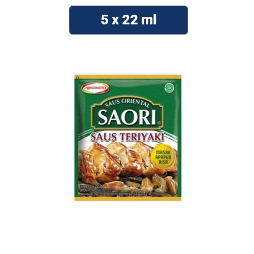 

Saori Saus Teriyaki Sachet 5 x 22 ml