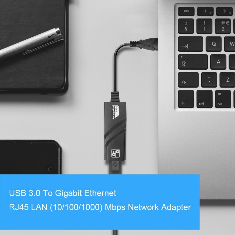 USB TO LAN Wired USB 3.0 to RJ45 Gigabit Ethernet LAN 1000Mbps Network