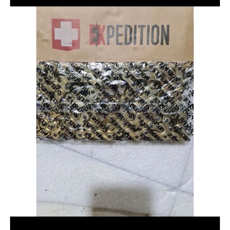 rantai gold motor cross trail klx crf 150 vixion r15 ninja r cbr 150 dll 428H-140L Expedition GOLD