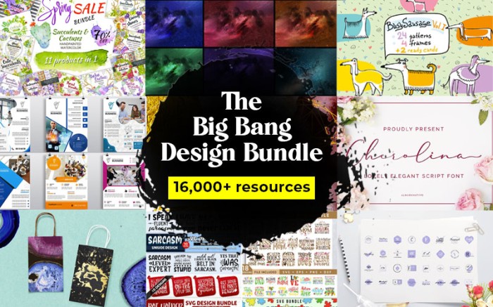 Inkydeals The Big Bang Design Bundle 107GB