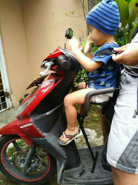 tempat duduk anak di depan motor kursi bonceng anak depan motor matic atau bebek