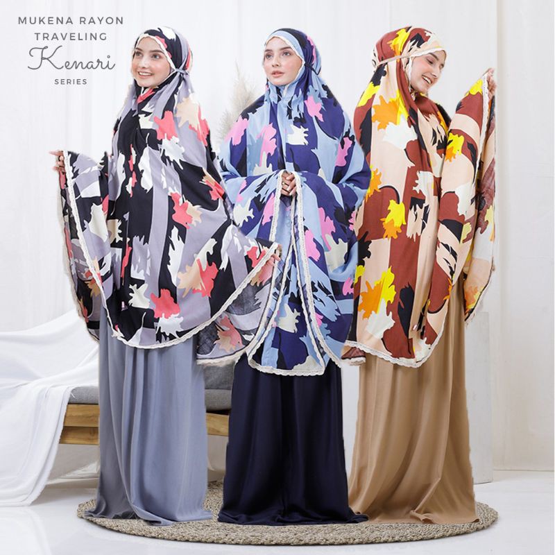 PROMO BESTSELLER MUKENA TELEKUNG RUKUH KADO HANTARAN MAHAR LEBARAN TRAVELLING KENARI DEWASA GROSIR