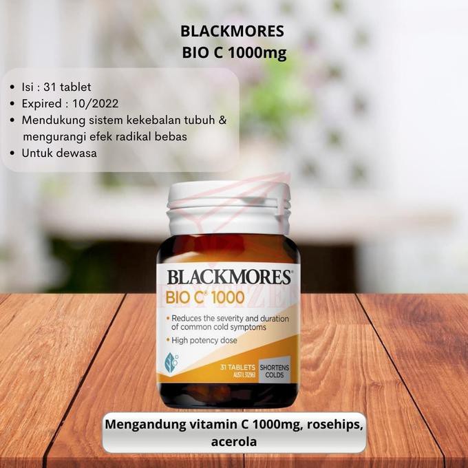 Blackmores Bio C 1000mg 31 Tablets Vitamin C Shopee Indonesia