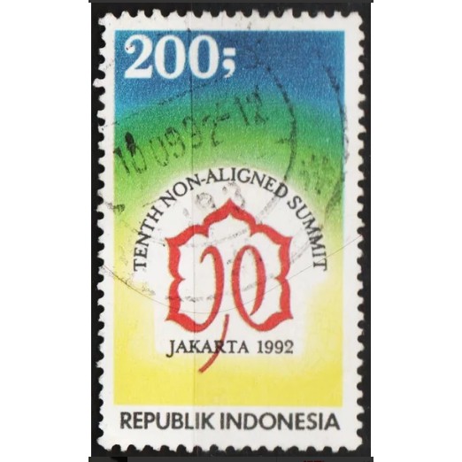 

Perangko Filateli Indonesia VFU 1v 01.09.1992 10th Non-Aligned Summit 1992