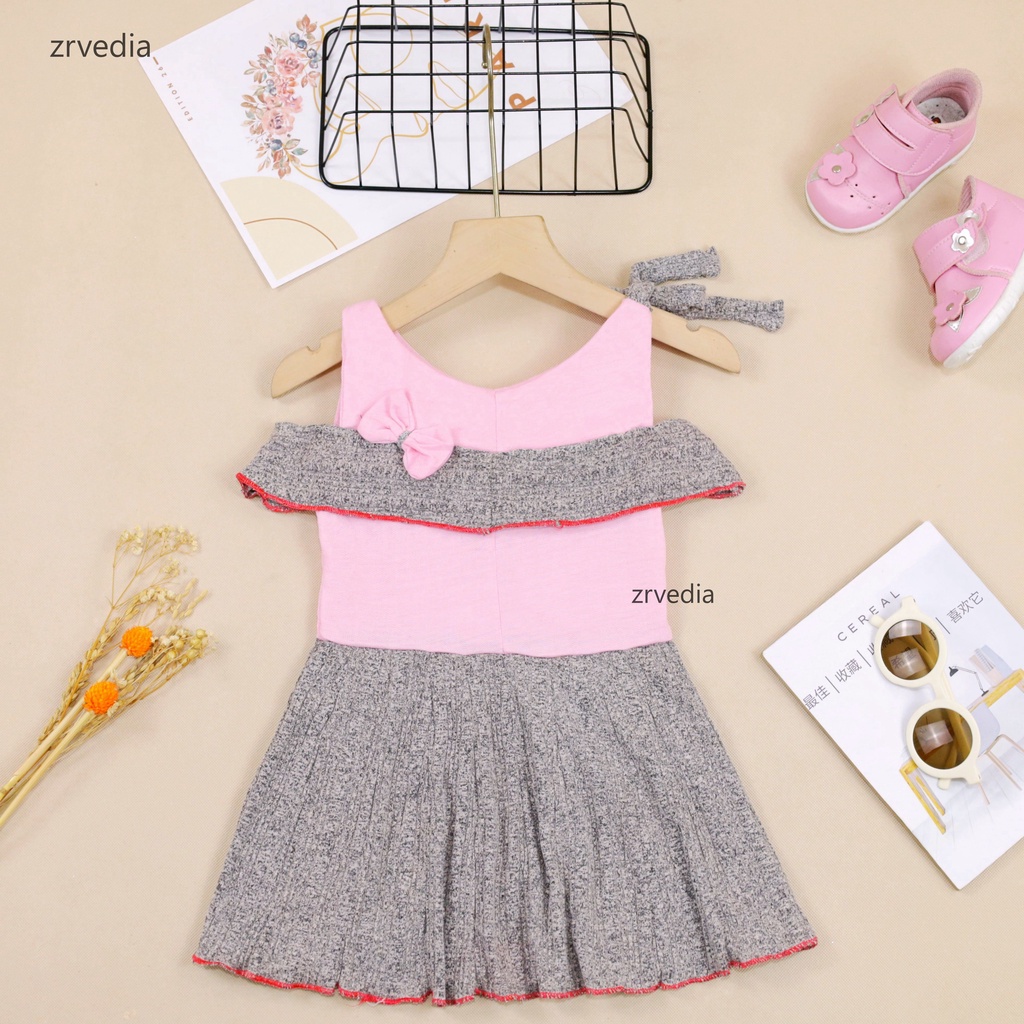 Dress Rachel uk Bayi 3-12 Bulan / Dres Baju Baby Perempuan Model Kensi Gaun Pesta Export Quality kiosbalitaaprilia