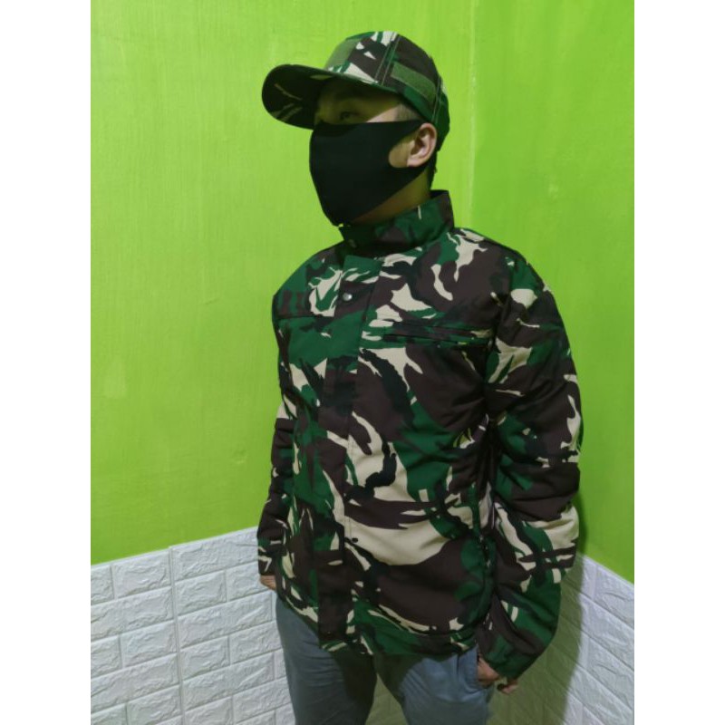 Jaket Loreng Malvinas ABG - jaket loreng hijau army