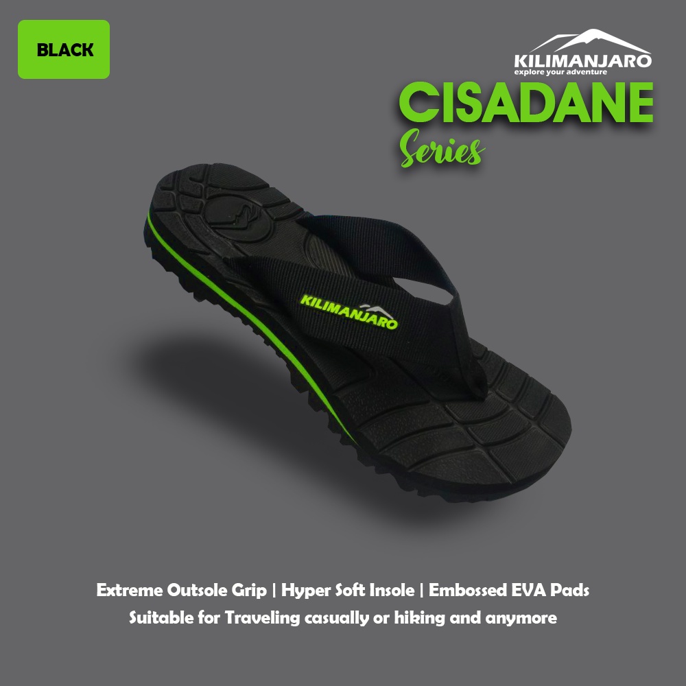 Sandal Jepit Gunung Kilimanjaro Cisadane - Sandal Hiking dan  Sendal Tracking - Sandal Gunung