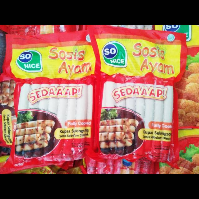 

Pake Hemat So Nice Sosis Ayam 375 gr
