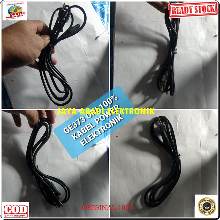 G373 Kabel power Listrik ac 8 cord 1,2 meter elektronik elektrik cable rice cooker multifungsi universal cas casan setrum G373  KABEL UKURAN CORD 8  BISA SEGALA JENIS ELEKTRONIK YG MENGGUNAKAN KABEL INI  TEBAL DAN AWET  menggunakan kabel yang teb