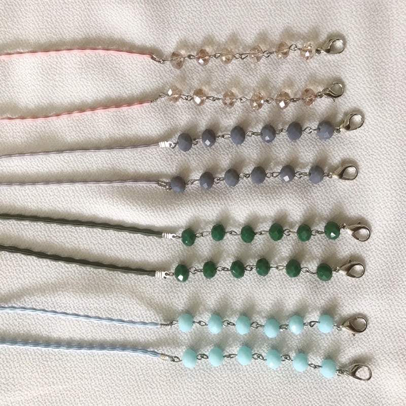 2in1 Strap Masker Crystal