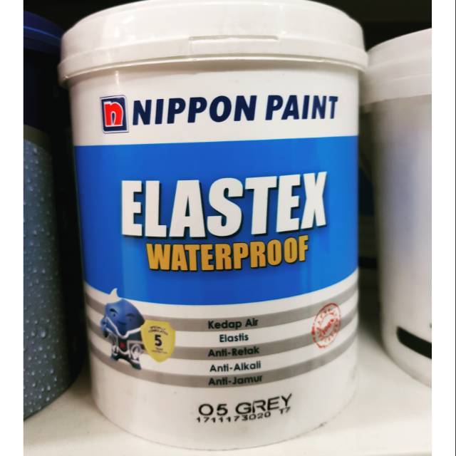  CAT  WATERPROOF ELASTEX  NIPPON  PAINT 1 KG  TAHAN AIR 