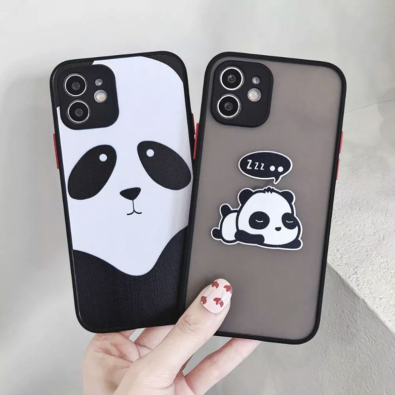 Panda Dove Matte Soft Case Casing OPPO F1 F1s F3 F5 F7 F9 F11 F15 F17 R7 R7s R7f R10 R11 R11s R17 Fi