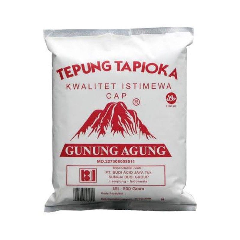 

tepung tapioka cap gunung merah 500gr