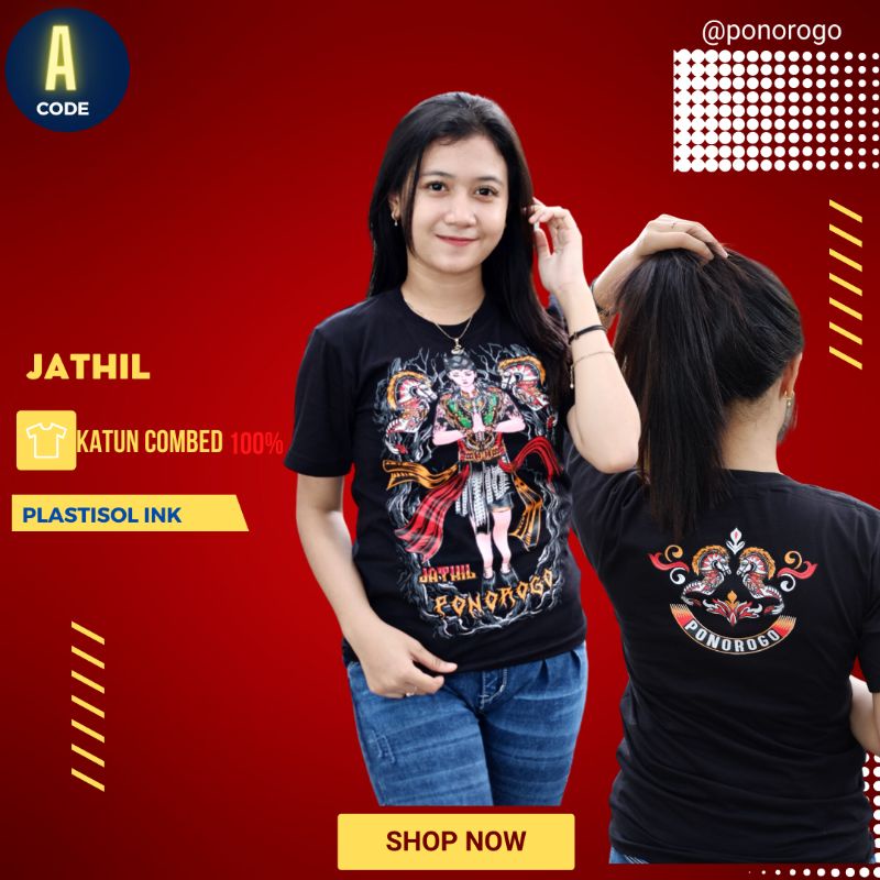 KAOS JATHIL BETAPA . KAOS JATILAN . KAOS BUDAYA REOG . KAOS REOG . KAPS JARANAN
