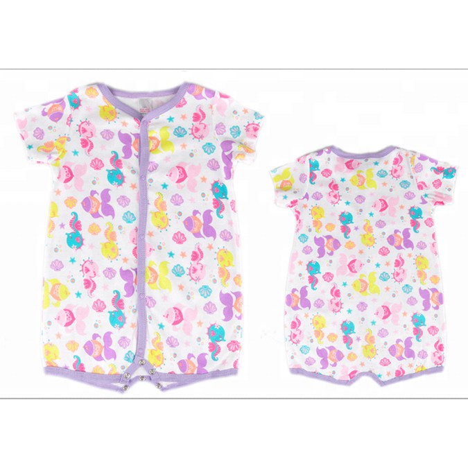 Romper Pendek Bayi - Sleepsuit Bayi Baby Girl isi 3pc P011