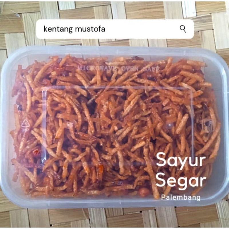 

Kering Kentang Mustofa per 250 Gr Sayur Segar Palembnag