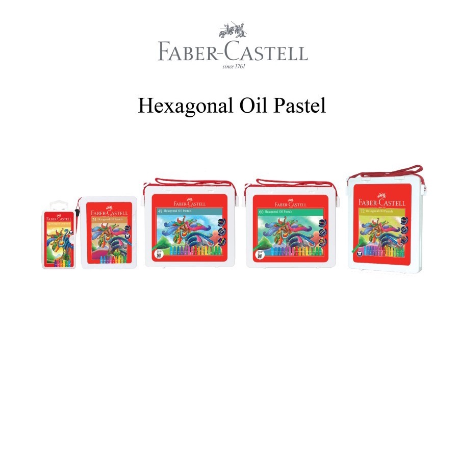 

FABER-CASTELL HEXAGONAL OIL PASTELL CRAYON FABER CASTELL KRAYON MURAH