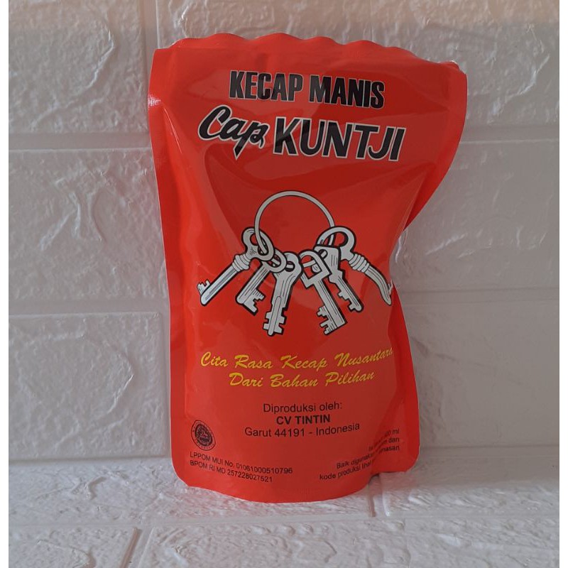 

Kecap manis cap kuntji 520 ml asli di garut