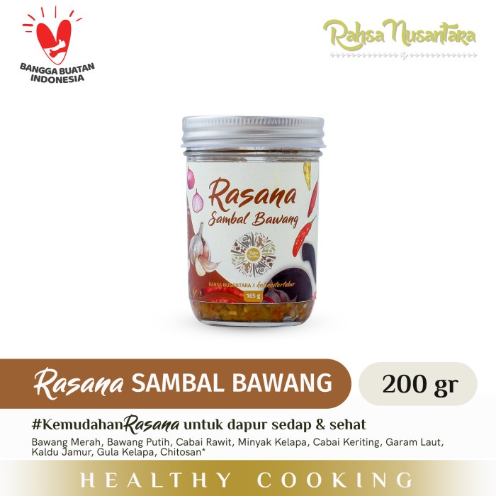 

Sambal-Aneka- Rasana Sambal Bawang By Rahsa Nusantara -Aneka-Sambal.
