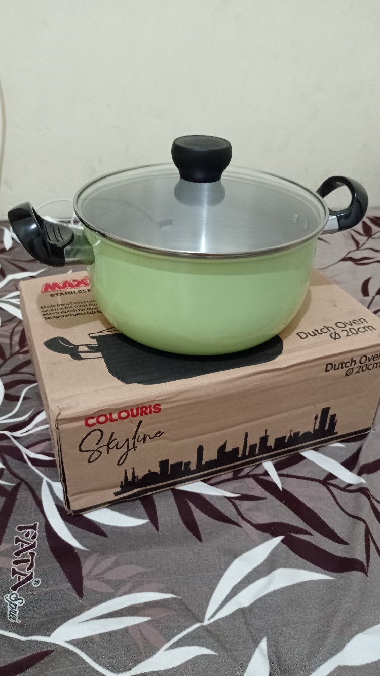 Maxim Colouris Skyline Stainless Steel Panci Saucepot Ducth Oven 20 Cm  (dinamis Bekasi)