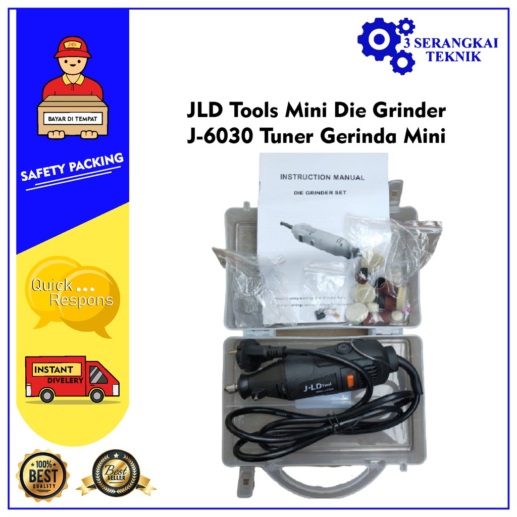 JLD Tools Mini Die Grinder J-6030 Tuner Gerinda Mini
