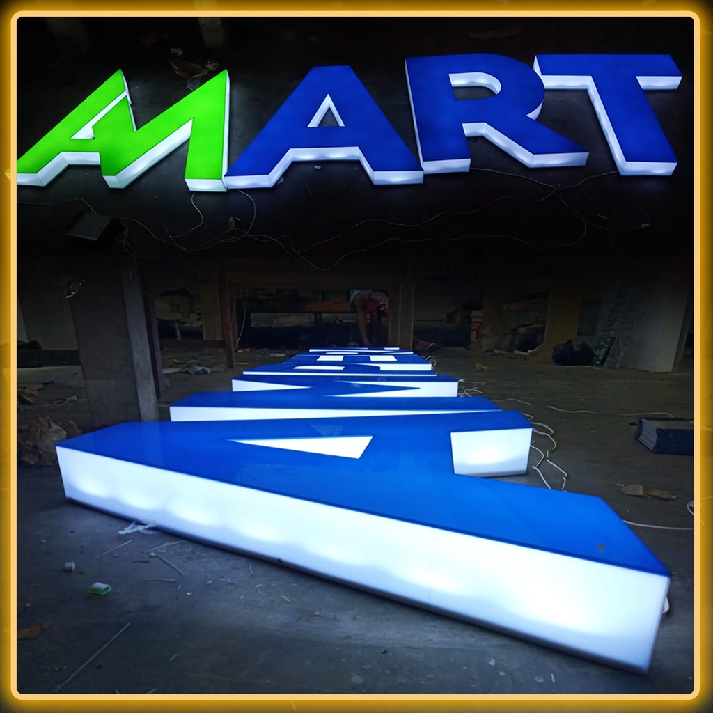 Jual Nyala Led Akrilik Letter Logo Tulisan Angka Huruf Acrylic | Shopee