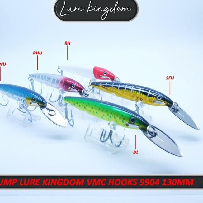 New LURE, MINOW KINGDOM, RAPALA VMC HOOK 130MM 3U1