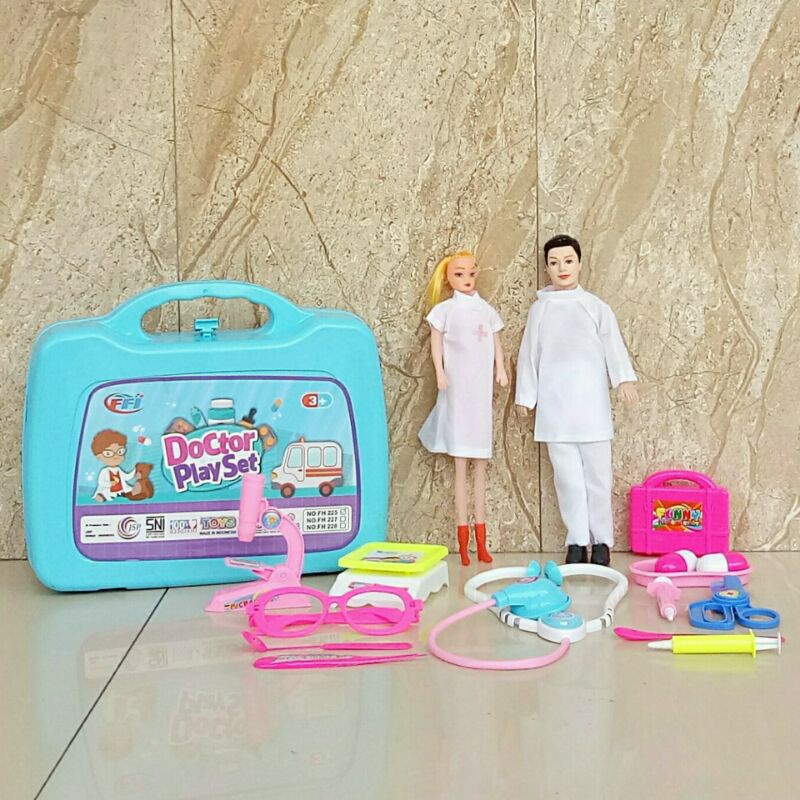 Mainan Boneka Dokter Playset Medical Clinic Toy / Mainan Dokter Koper Set FH225