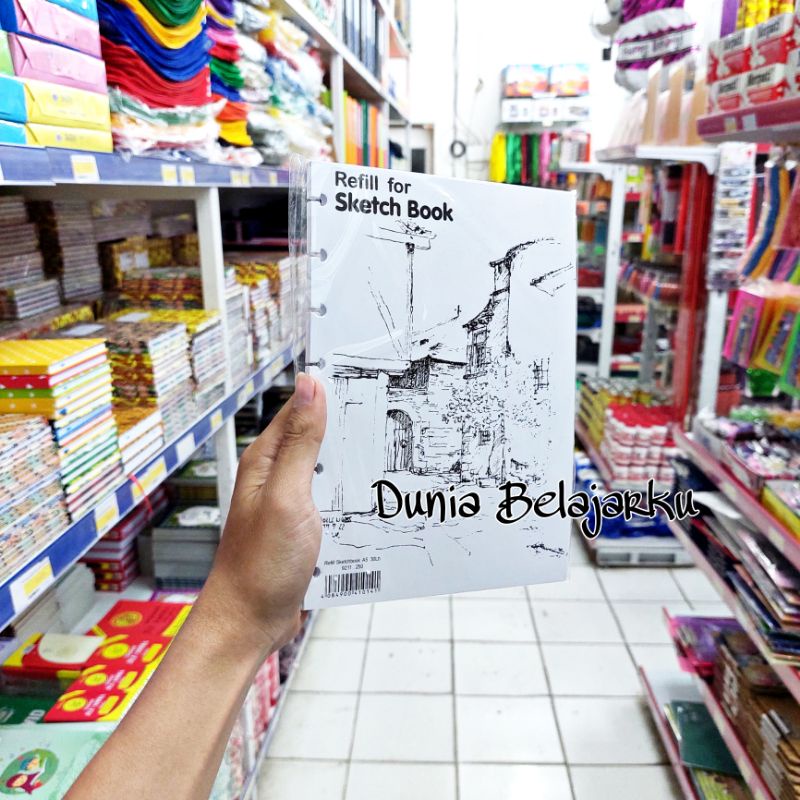 

Refill Buku Sketsa Lyra Gambar Refill Sketch Book Lyra A5 / Isi Ulang Buku Sketsa Lyra A5