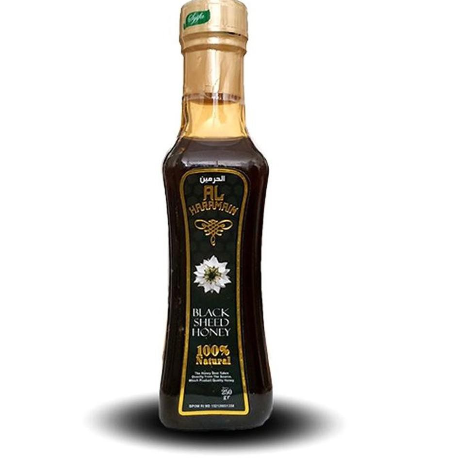 

PREMIUM MADU ARAB AL HARAMAIN 250 gram black seed honey ALHARAMAIN 250 gram
