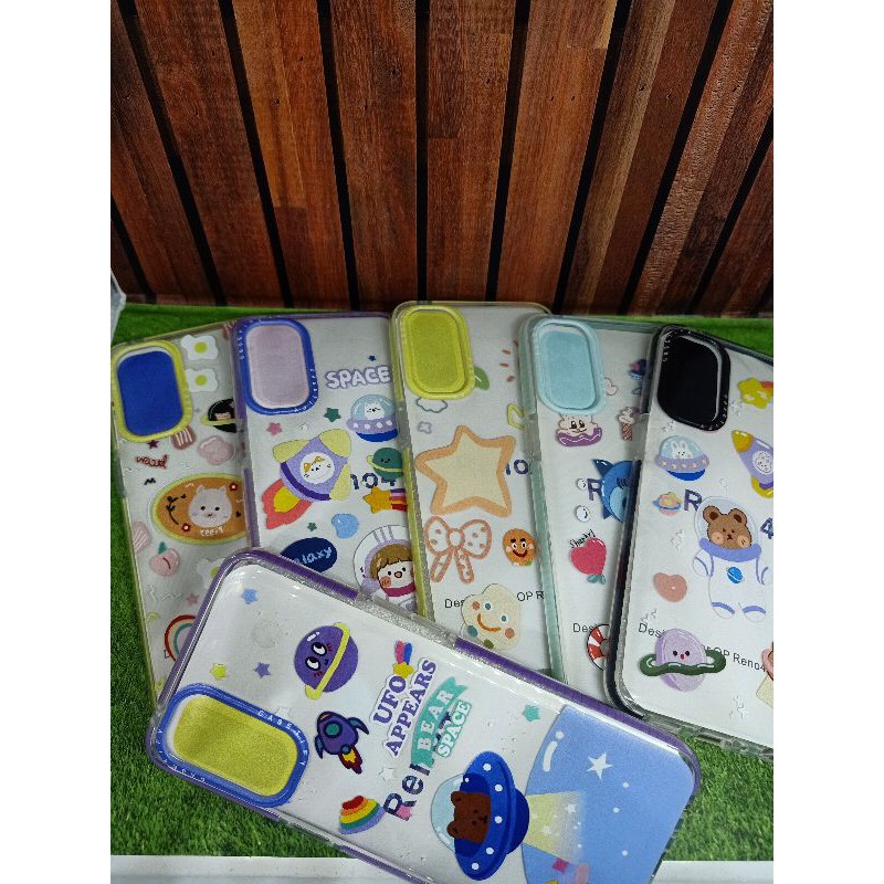 softcase gambar oppo reno 4, softcase karakter oppo reno 4