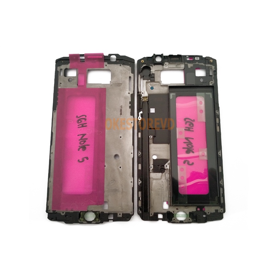 TATAKAN LCD SAMSUNG GALAXY NOTE 5 / N920H / MIDDLEE / FRAME / BEZEL N920 / N920F