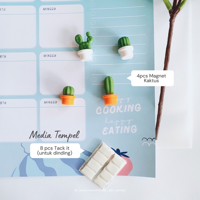 

Monthly Planner / Meal Planner By Jamikanasaputra 035